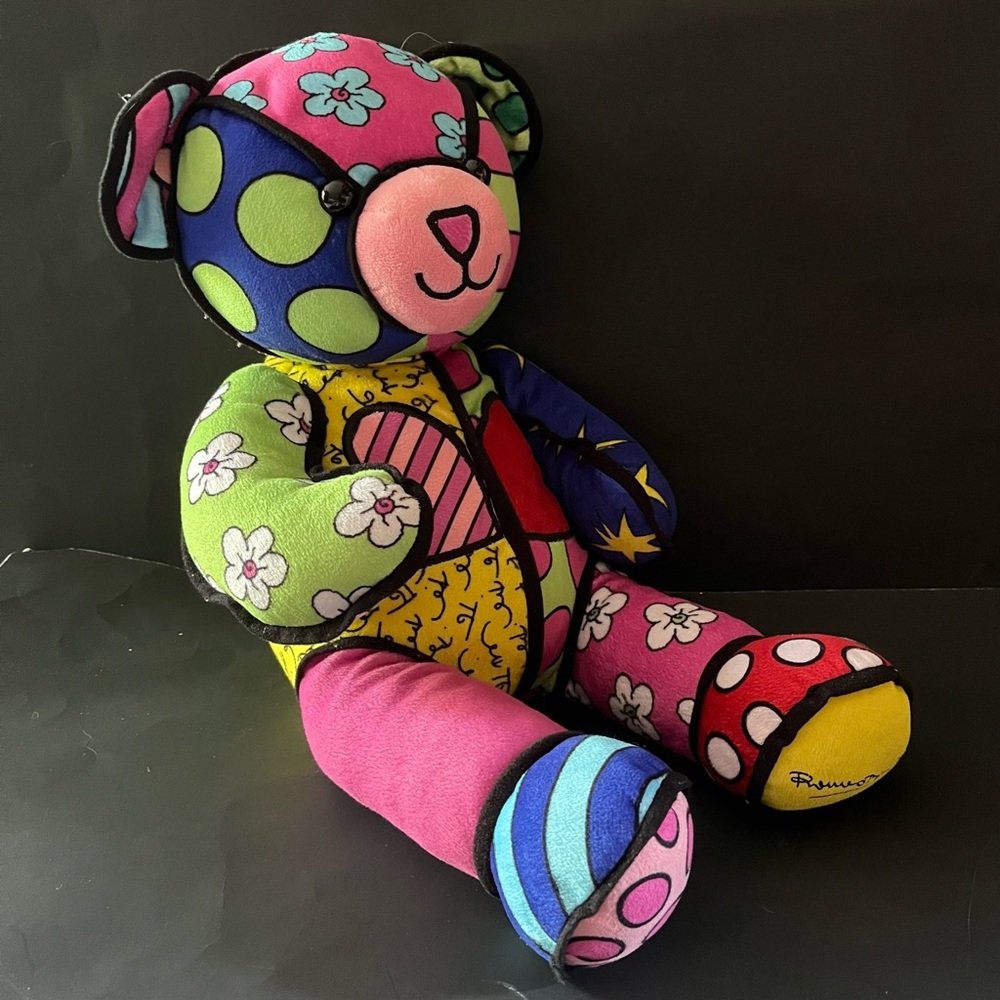 Romero Britto Build-A--Bear Plush Stuffed Animal